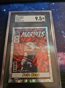 Donruss M5 Pete Rose Marvels 2023 plata/349 SGC 9,5 como nuevo+ - Imagen 1 de 2