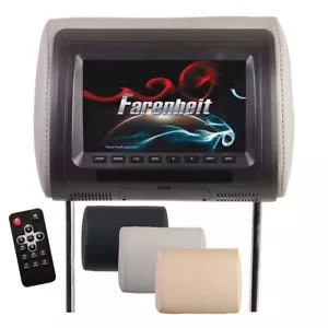 Power Acoustik Hr-71Cc Farenheit Universal 7" Headrest Single Includes 3 Color - Picture 1 of 3