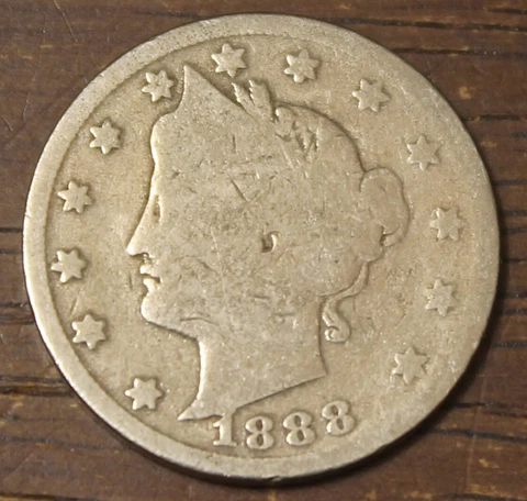 1888 Liberty Nickel Good.....................Lot 178 Cover
