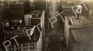 Vintage Photo Indianapolis IN 1940s City View from Soldiers & Sailors Monument - Picture 1 of 3