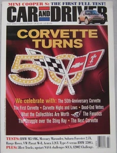 Car & Driver magazine 07/2002 featuring Corvette, Range Rover, Mini Cooper, BMW - Picture 1 of 2