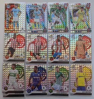 2021-22 Panini Mosaic La Liga Silver Mosaic, Silver & Red - Pick your Card! - Image 1 of 4