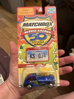 Vtg MatchBox Across America 50th Birthday Series Kansas Weather Radar Truck 2001 - Image 1 of 2