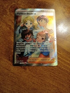 Paldean Student - 230/091 - Paldean Fates - Full Art Trainer - NM - Pokémon TCG - Bild 1 von 2