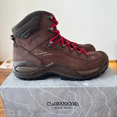 Botas de Trekking Masculinas LOWA Renegade 100 Anos GTX Médio EUA 9,5 Eur 42,5 - Imagem 1 de 4