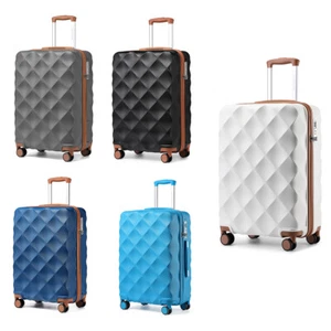 24 Zoll Reisekoffer ABS Hartschalenkoffer Trolley Koffer Handgepäck Rollkoffer - Bild 1 von 7