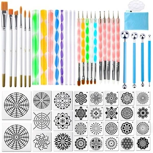 Mandala Dotting Tools 58PCS Dot Painting Tools Set Rock Painting Supplies - Picture 1 of 7