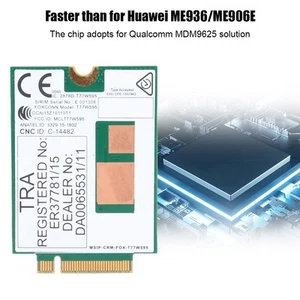 T77W595 4G Module Network Card FDD LTE 150M NGFF Interface For EliteBook 8 CB - Afbeelding 1 van 11