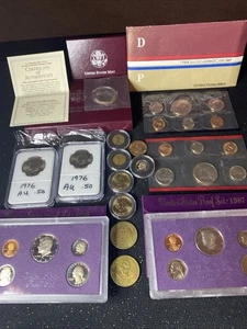 Huge Lot 1918-2007,Cents,Dollar,uncirculated & Proof Mint Sets,1995 Olympic Set. - Picture 1 of 18