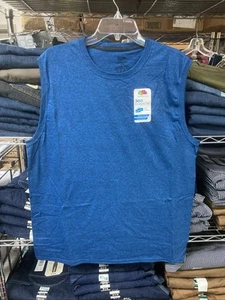 Camiseta sin mangas Fruit of the Loom "360 Breathe" para hombre, grande, azul, envío gratuito - Imagen 1 de 1