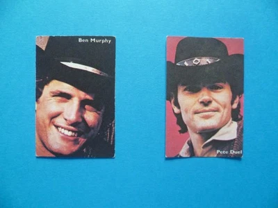 Trading cards Ben Murphy Pete Duel TV stars Alias Smith & Jones Victoria Parade - Image 1 of 2