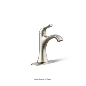 Grifo de baño KOHLER Sundae de una sola manija de un solo orificio en vibrante cepillado #1 - Imagen 1 de 3