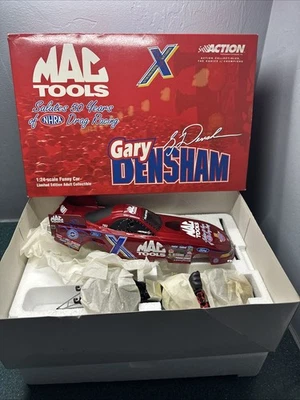 Action Gary Densham Action 2001 Mustang Mac Tools NHRA 50th Funny Car 1:24 Nuevo en caja Foto 1 de 4