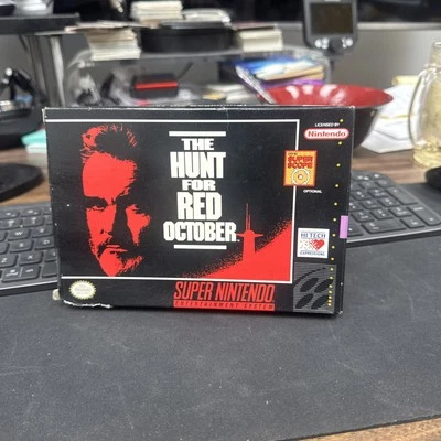 SNES The Hunt For Red October CIB w Manual - Image 1 of 4