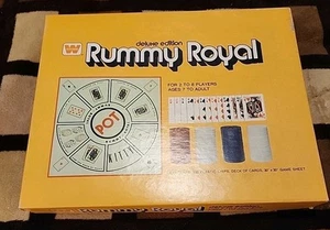 1975 Deluxe Edition Rummy Royal #4804 Whitman Made in USA Sealed Chips & Cards K - Picture 1 of 8
