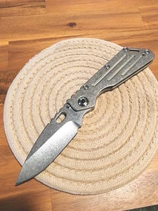 STRIDER SMF PERFORMANCE SERIES! CPM 154 STEEL, TITANIUM HANDLE AND HARDWARE - Picture 1 of 13