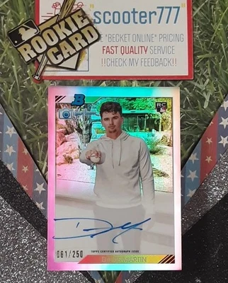 Bowman's Best "Randy Johnson" 2023~⭐DAVIS MARTIN⭐{RC}《REFRACTOR✒AUTO》#/250~SOX Foto 1 de 2