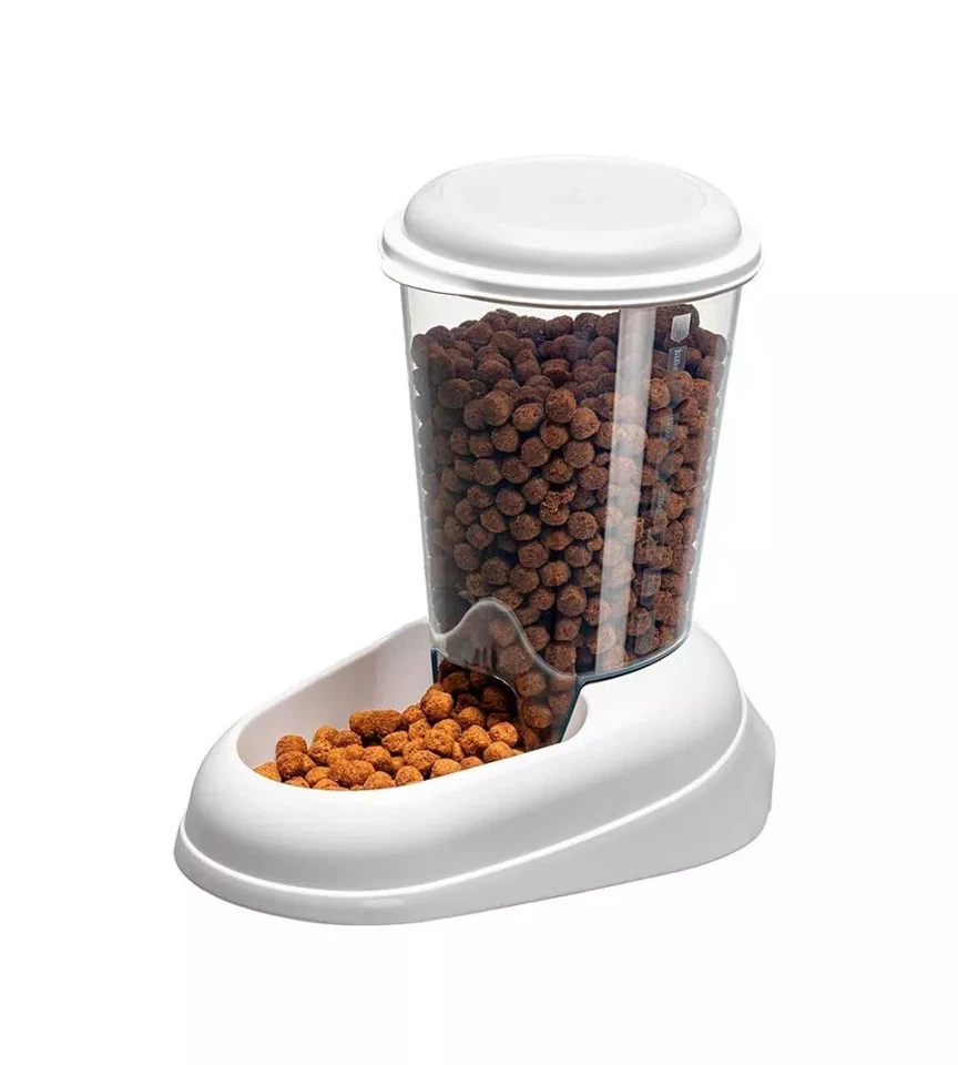 DISTRIBUTORE DI CROCCHETTE PER CANI E GATTI 3 LT - ZENITH BIANCO - FERPLAST - Immagine 1 di 1