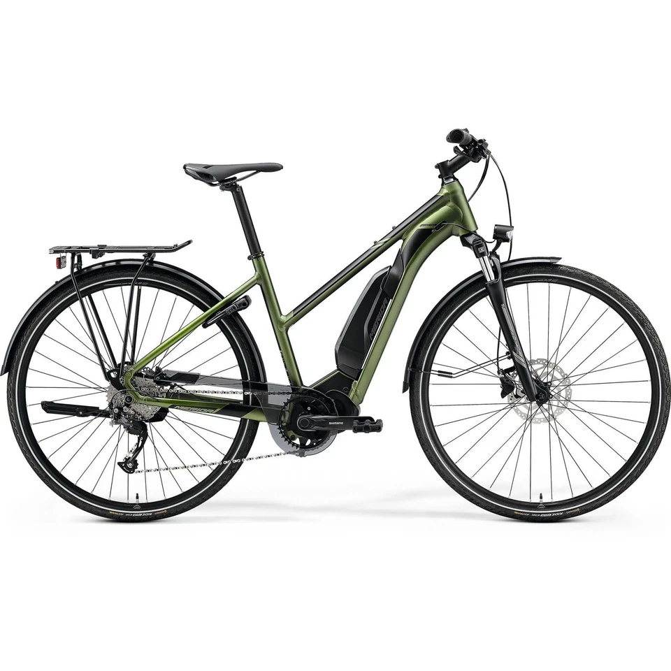 Merida eSpresso L 300SE EQ 418Wh Womens Electric Hybrid 2023 Green Cycling - Image 1 of 2