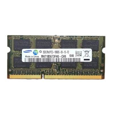 ✅️M471B5673FH0-CH9 For Samsung PC3-10600 2GB (SO-DIMM) DDR3-SDRAM Laptop Memory✅ - Image 1 of 2