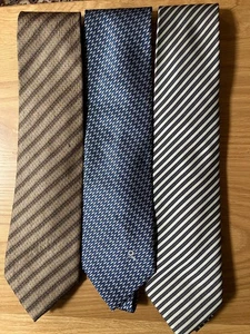 3 ties for men sparingly used very nice condition - Picture 1 of 2