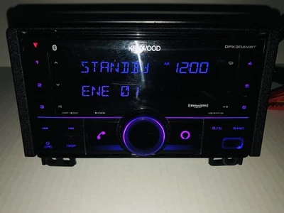 Kenwood DPX304MBT Double DIN in-Dash Digital Media Receiver - Free Shipping - Image 1 of 4