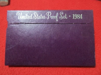 1984-S U.S. Mint Issued 5 Piece Proof Set.  Ultra Cameos.   OGP         #MF-5214 - Image 1 of 3