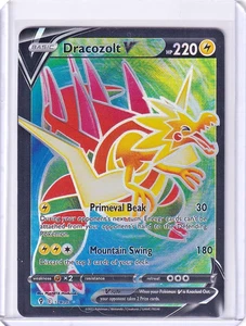 Dracozolt V Full Art Holo Ultra Raro #178 Pokemon Evolving Skies 2021 Juego de cartas coleccionables - Imagen 1 de 2