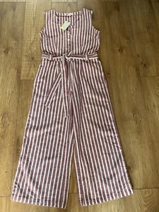 Boden Linen Verity Jumpsuit, Size 10 R - BNWT - Picture 1 of 4
