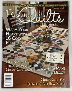 Primitive Quilts & Projekte Winter 2017 einfaches Baumdekor nähenfreies Schalmuster - Bild 1 von 12