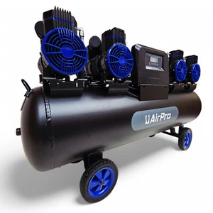 Flüsterkompressor 120L Geräuscharm 75dB Ölfrei Druckluftkompressor 400V 4x2PS - Bild 1 von 10