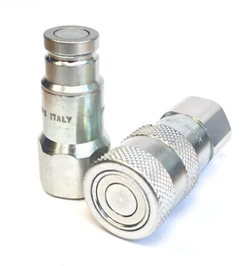 Stucchi SET Giunto Idraulico Flat Face Sgancio Rapido 1/2" BSP - Foto 1 di 3