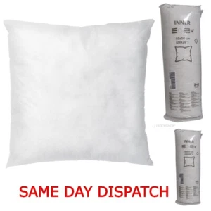 2 X ALMOHADILLA DE COJÍN INTERIOR IKEA BLANCA SUAVE 50X50 (20""X20"") Lavado a máquina, máx. 40°C - Imagen 1 de 1