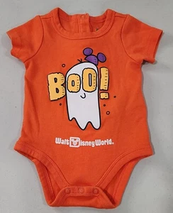 Disney Halloween BOO Baby Walt Disney World 1 Piece Bodysuit size 9 - 12 Months - Picture 1 of 6