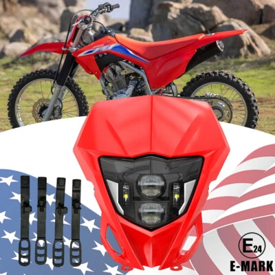 Светодиодная фара дневного света с обтекателем для Honda CRF230F CRF250F CRF250L CRF300L CRF450L - Изображение 1 из 4