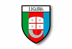 sticker adesivi adesivo stemma citta bandiera auto moto italia liguria - Imagen 1 de 1