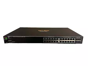 ARUBA HPE J9776A 2530-24G 24 PORT SWITCH /w Power Cable - Picture 1 of 2