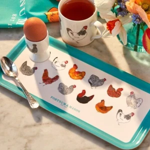 Fortnum & Mason x Arthur Parkinson Chickens Wooden Tray NWT - Picture 1 of 4