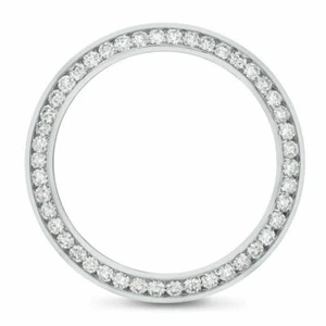 3.15CT Kanal Set Diamant Lünette 18KW für Rolex 116300, 116334 Datejust 2 41MM - Bild 1 von 7
