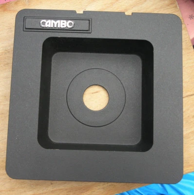 Cambo SC Monorail recessed lens board for compur 00 26.6mm hole 5x4  30mm deep - Image 1 of 3