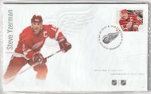 Canada -FDC NHL Great Canadian Forwards - 2016,,LAFLEUR,CROSBY,SITTLER-MESSIER,+ - Picture 1 of 2