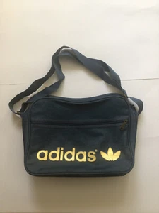 Adidas Retro Umhängetasche, Airliner - Jeans Blau, Maße 36x27x10 cm Vintage - Bild 1 von 6
