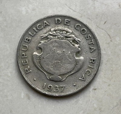 1937 Costa Rica 1 One Colon - Image 1 of 2