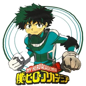 Izuku Midoriya Deku My Hero Academia Tee T shirt Size XL 46/48 White  Graphic - Picture 1 of 6