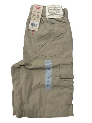Levis Youth Boys Cargo Shorts (Khaki, Size 12 regular) NWT - Image 1 of 3