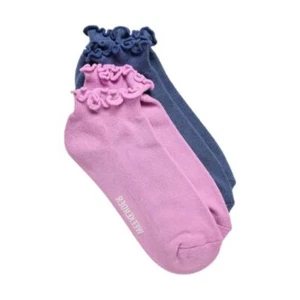 McGregor Women's Cotton Ruffled Ankle Socks - 2 Pack - Picture 1 of 1