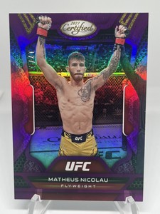2023 UFC Panini Chronicles Matheus Nicolau Certified /49 #233