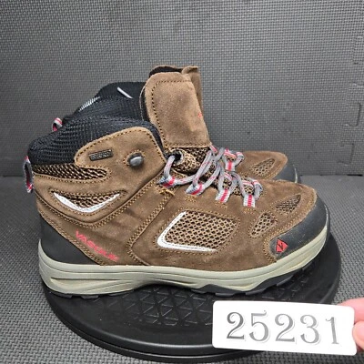 Vasque Breeze III Hiking Boots Youth Sz 6 Brown Black Ultra Dry Lace Up Botas - Image 1 of 4