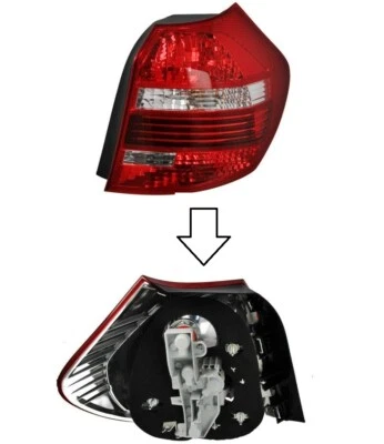 1X LAMPE FEU POUR BMW 1 (E81 / E87) 2004-2011 ORIGINAL VALEO LED  ARRIERE DROIT - Photo 1/2