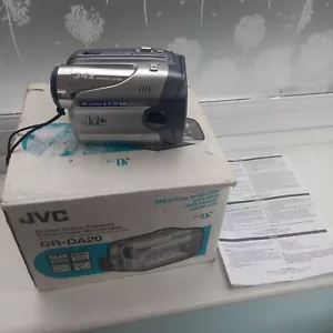 Untested JVC GR-DA20 Digital Video Camera 34x Optical Hyper Zoom Sliding LCD - Picture 1 of 17